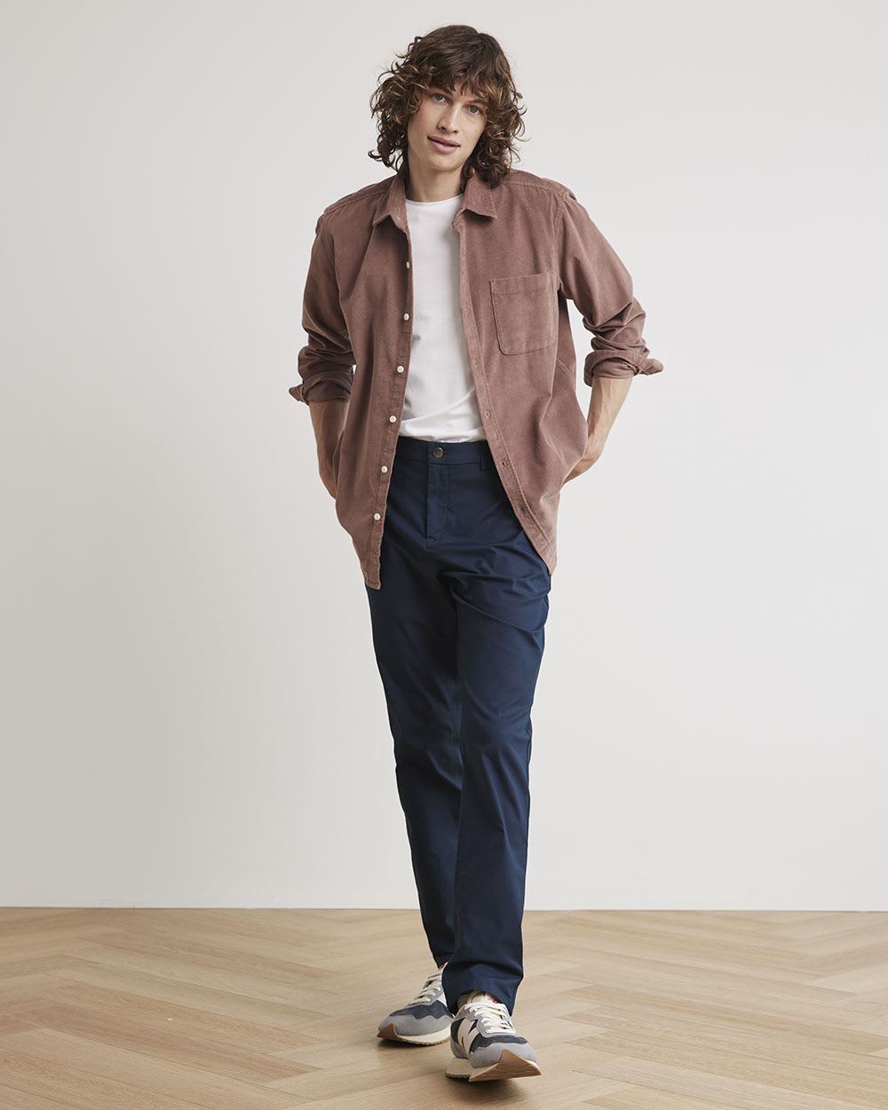Regular-Fit Corduroy Shirt