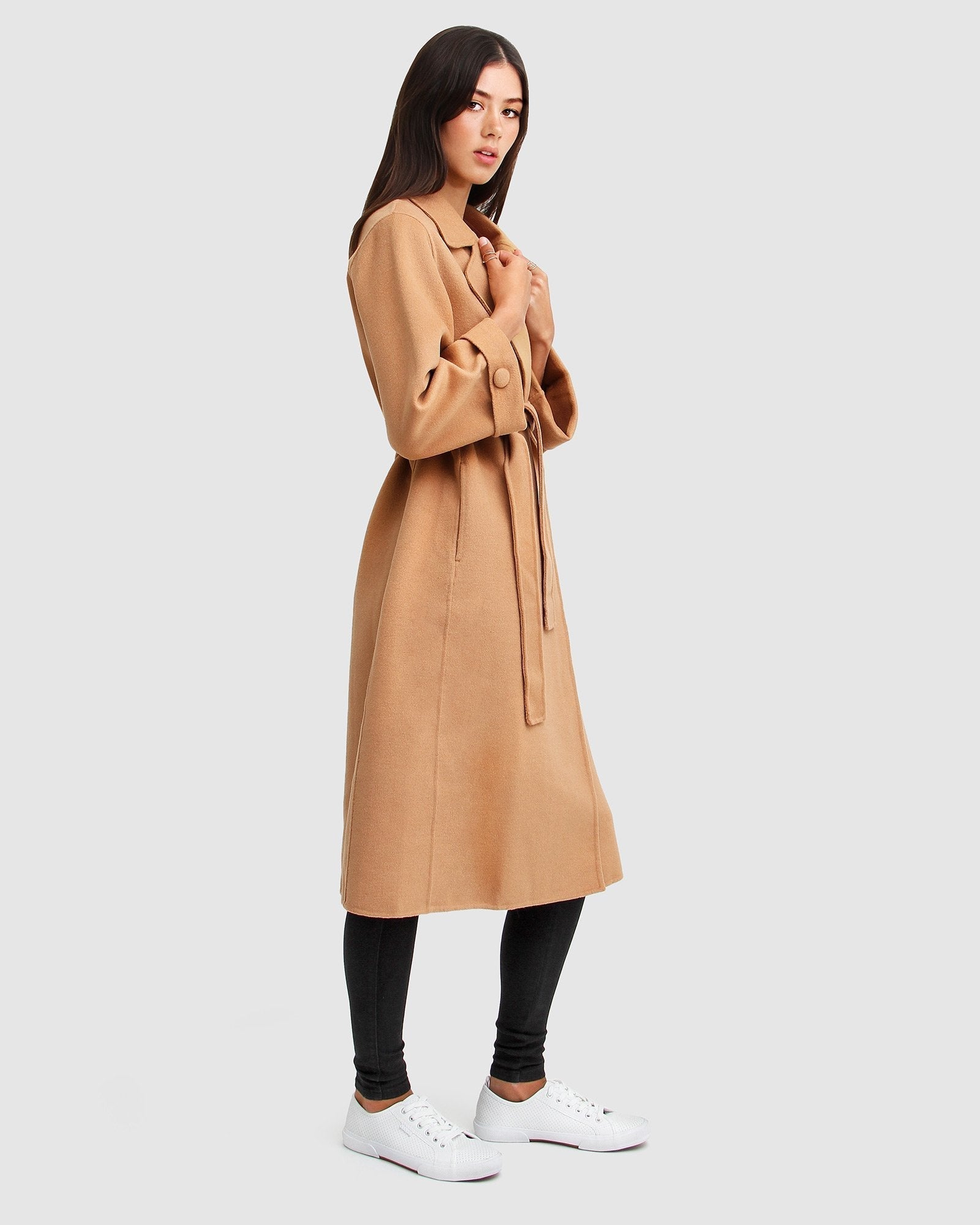 Belle & Bloom Stay Wild Oversized Wool Coat