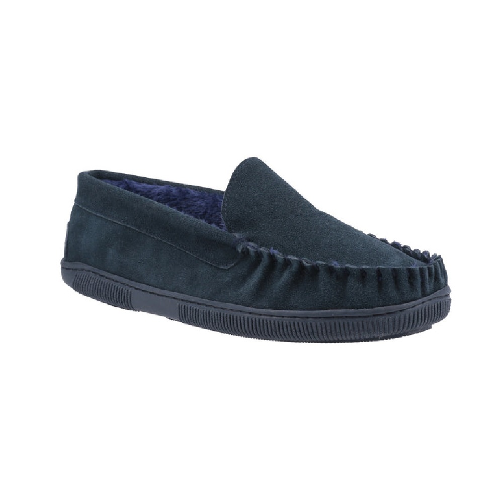 Cotswold - Mens Tresham Leather Moccasin Slippers