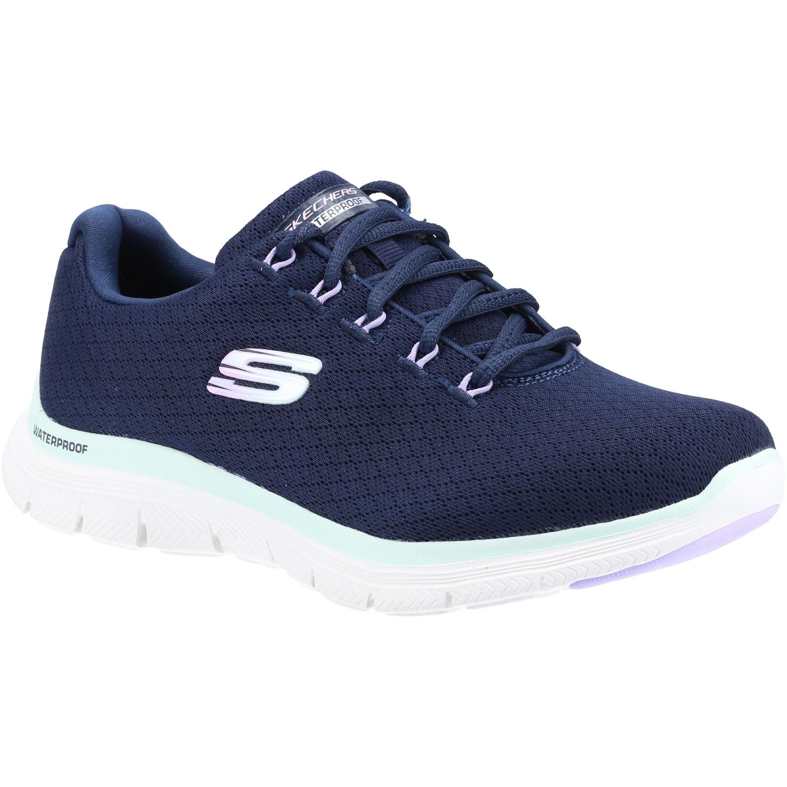 Skechers - Womens/Ladies Flex Appeal 4.0 Coated Fidelity Sneakers