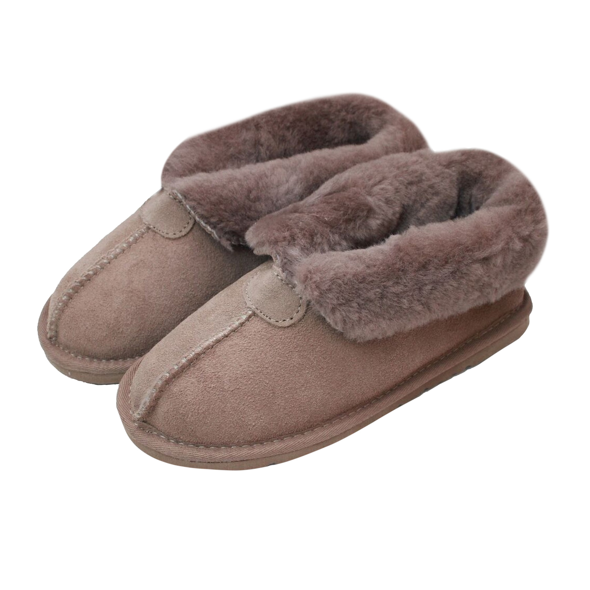 Eastern Counties Leather - Womens/Ladies Sheepskin Lined Split Seam Slipper Boots