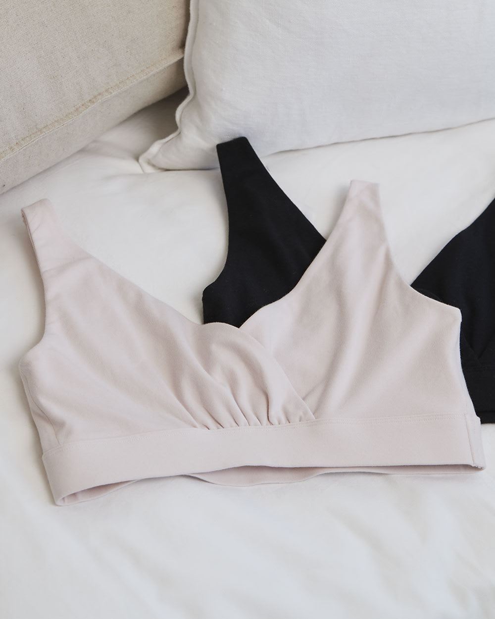 Nursing Crossover Bralette, Pack of 2 - Thyme Maternity