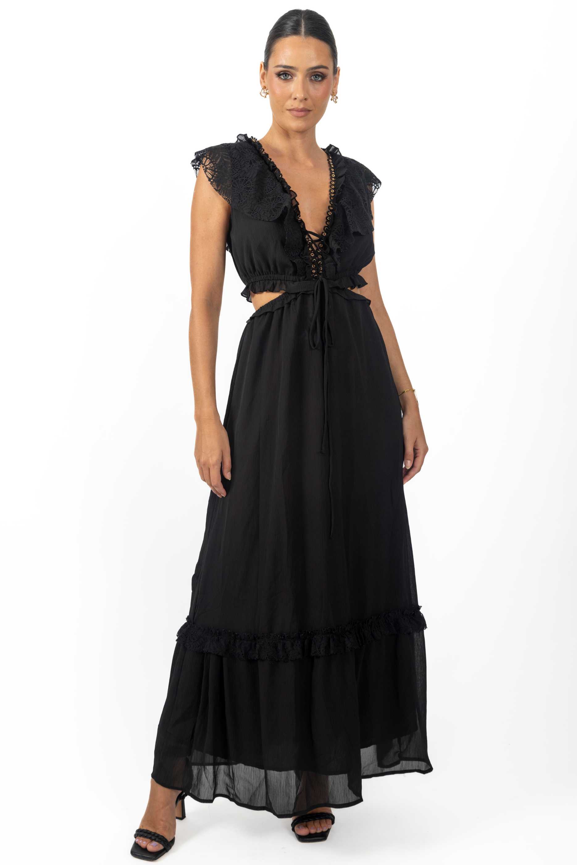 AKALIA Miah Maxi Women's Dress Black