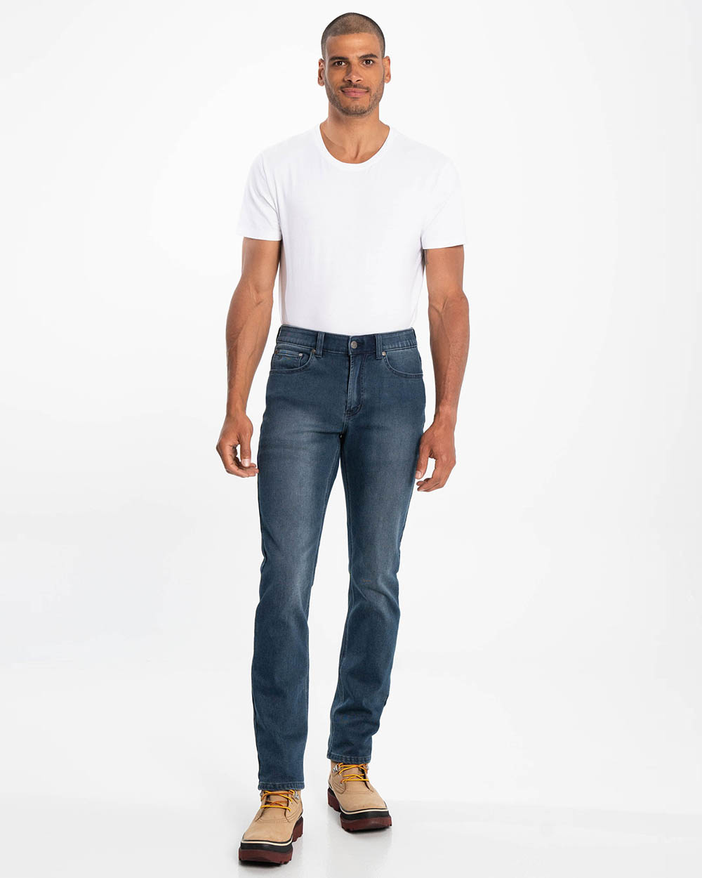 LOIS - Brad Slim Denim Wash Bonded Jeans