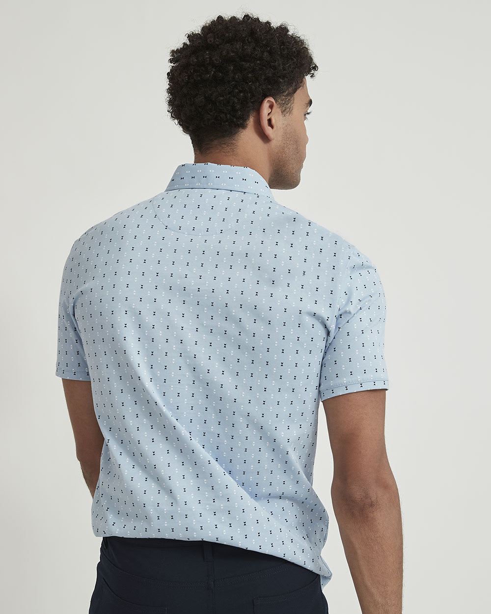 Patterned City Polo
