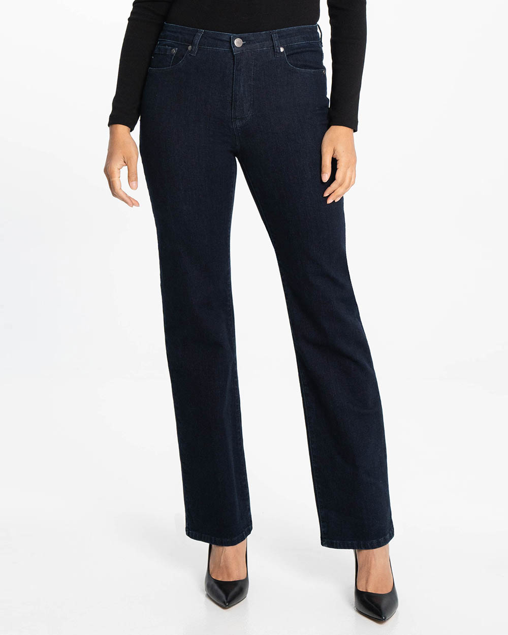 LOIS - Georgia Wide Dk Indigo Jeans