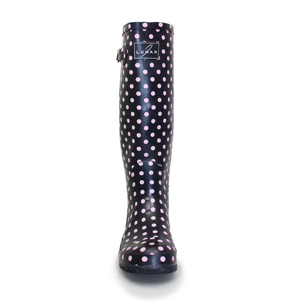 Lunar - Womens/Ladies Spotted Rubber Galoshes