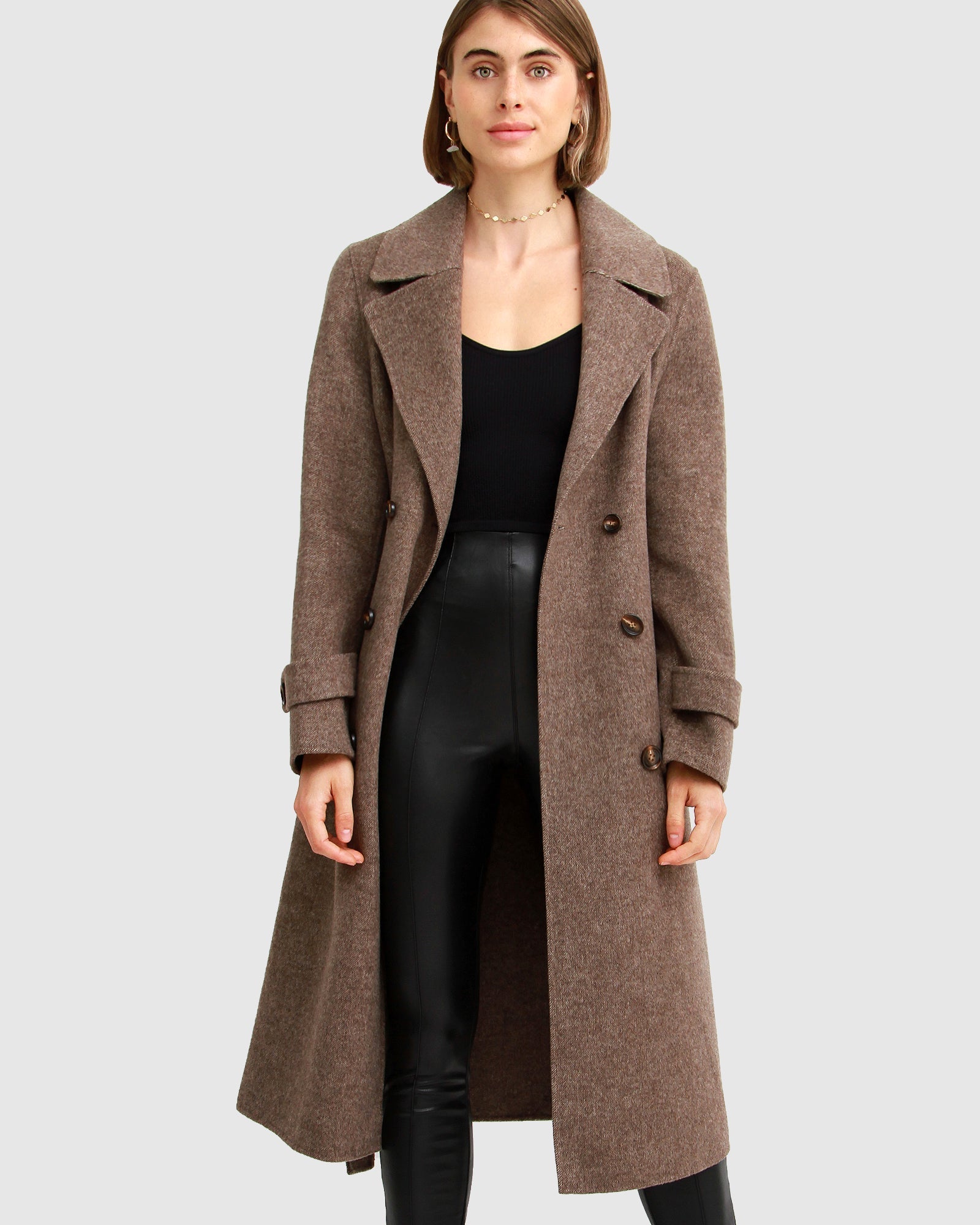 Belle & Bloom Front Runner Belted Coat