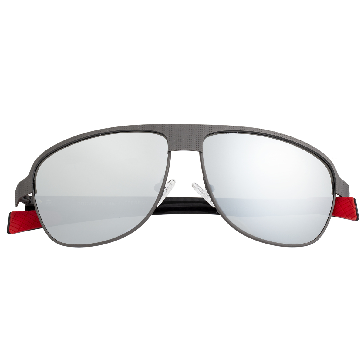 Breed - Hardwell Titanium and Carbon Fiber Polarized Sunglasses - Silver/Blue
