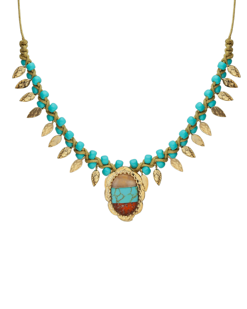 Hipanema CHETUMAL Turquoise Necklace