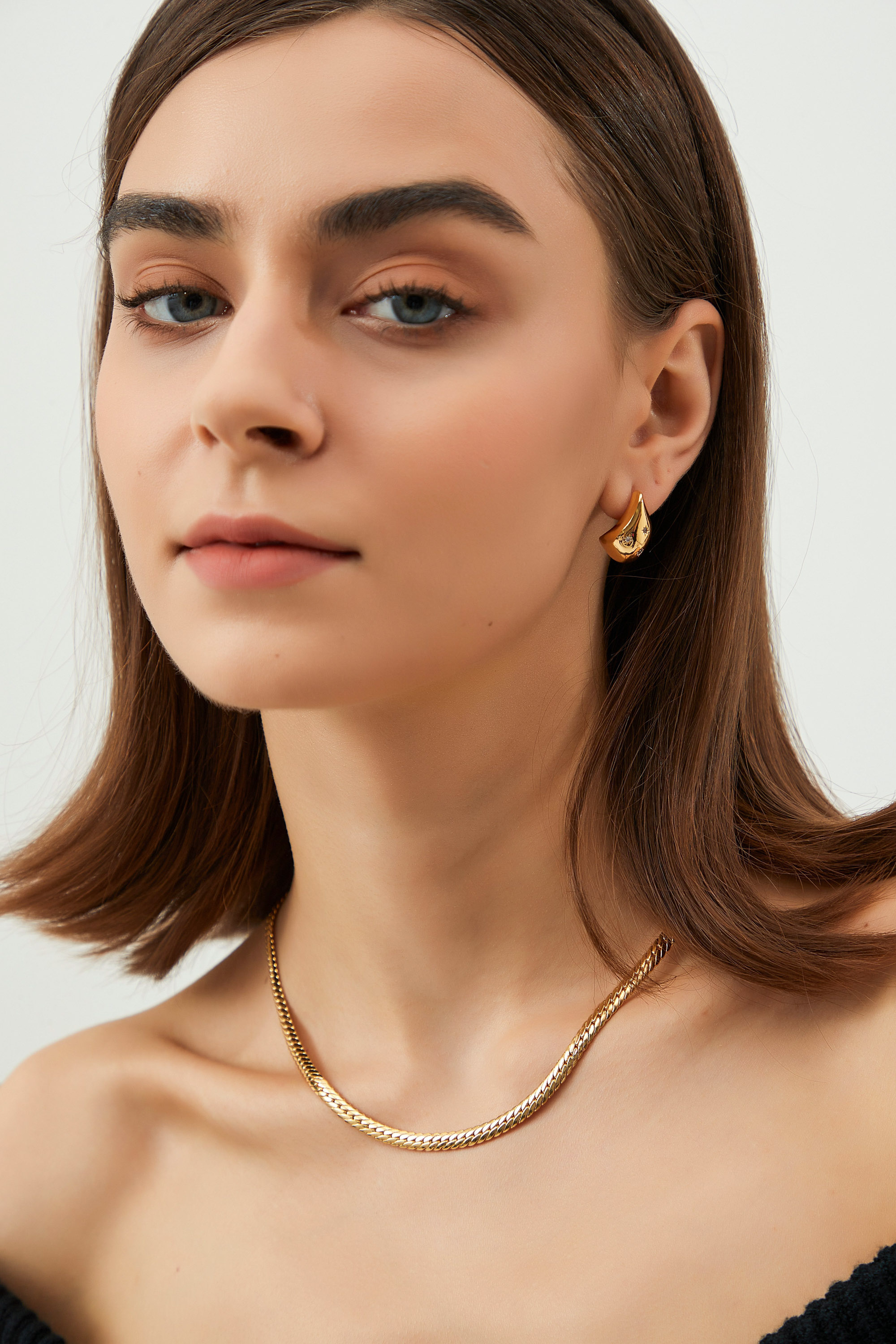 Classicharms-Geometrical Star Drop Shape Studs