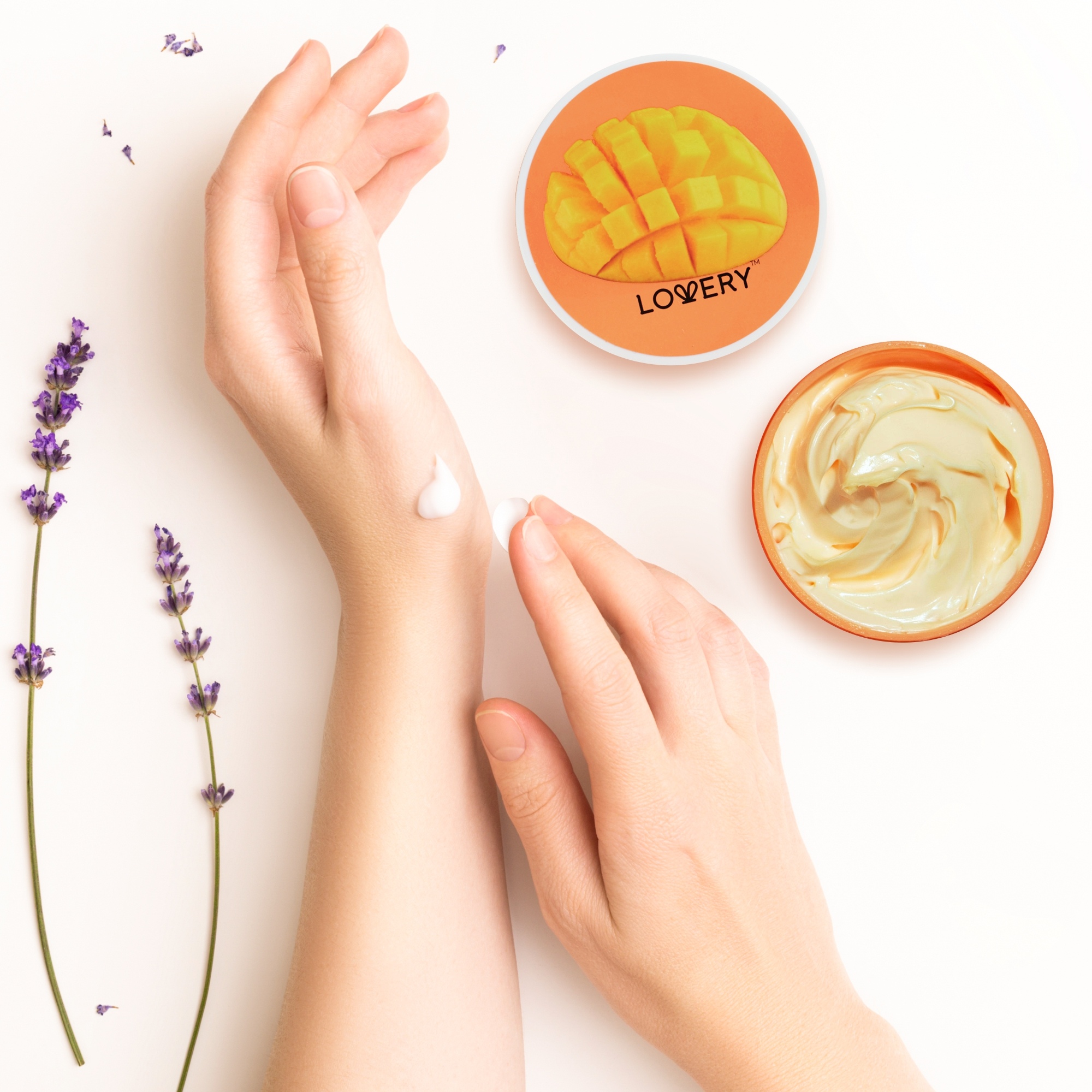 Lovery Mango Whipped Body Butter - 12oz Ultra-hydrating Shea Butter Body Cream