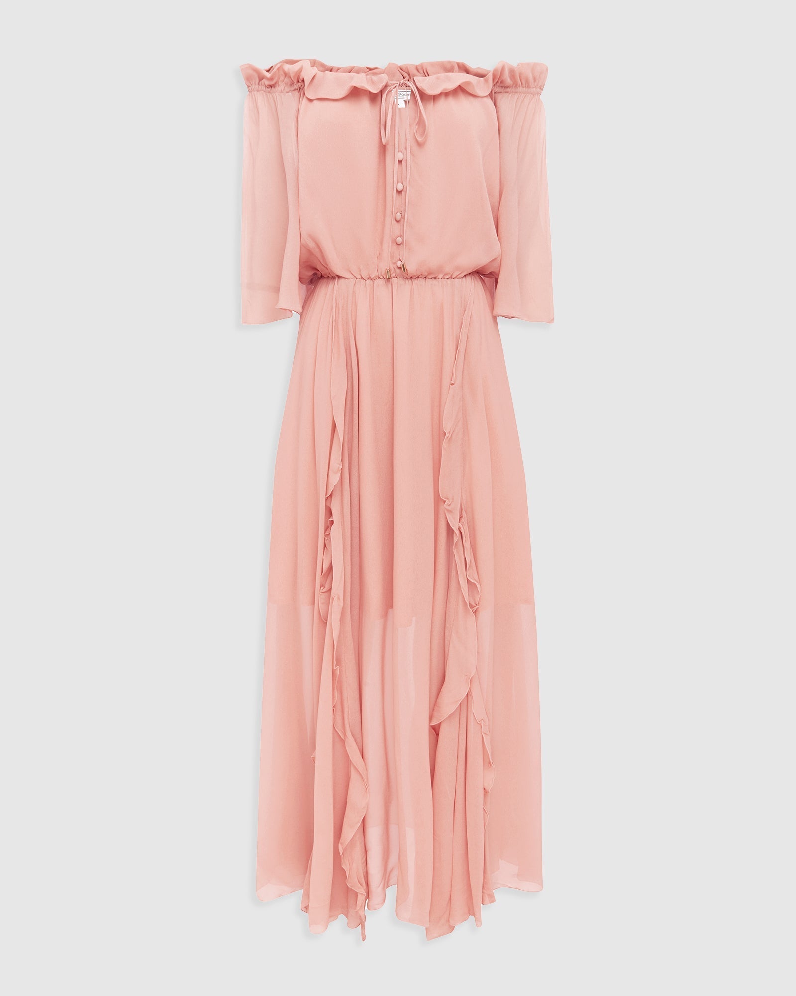 Belle & Bloom Amour Amour Ruffled Midi Dress