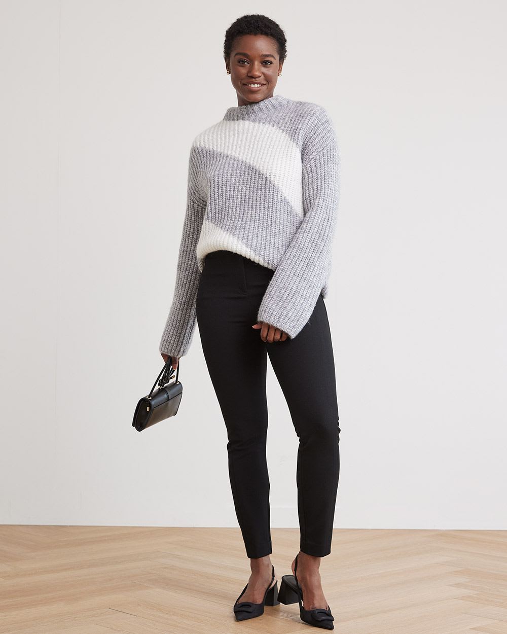 High-Rise Legging Pant with Zipper Fly