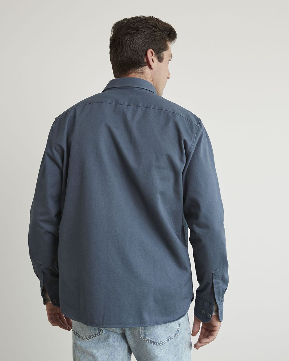Casual Twill Overshirt