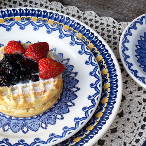 Oxford Floreal La Carreta 20 Pieces Dinnerware Set Service for 4