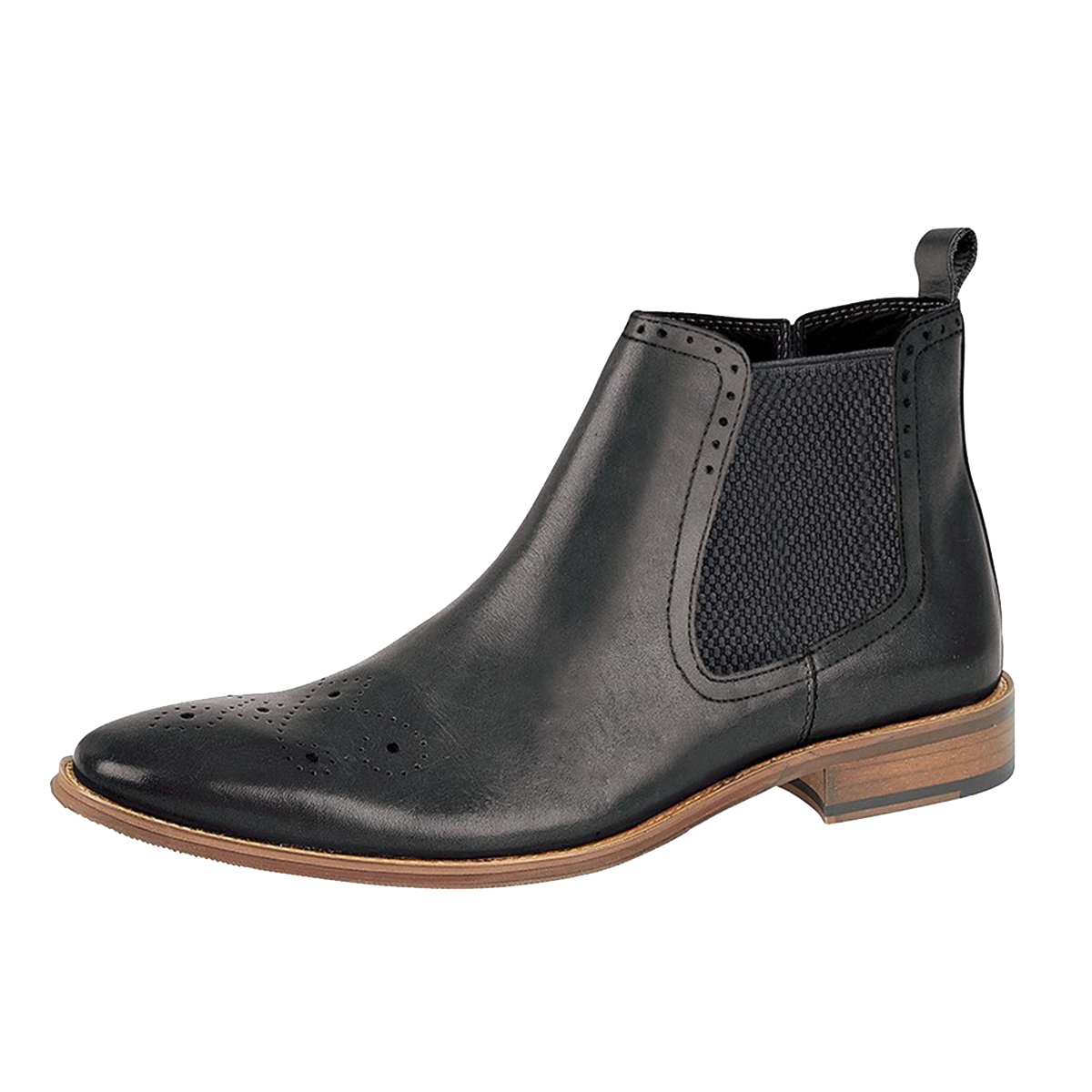 Roamers - Mens Leather Ankle Boots