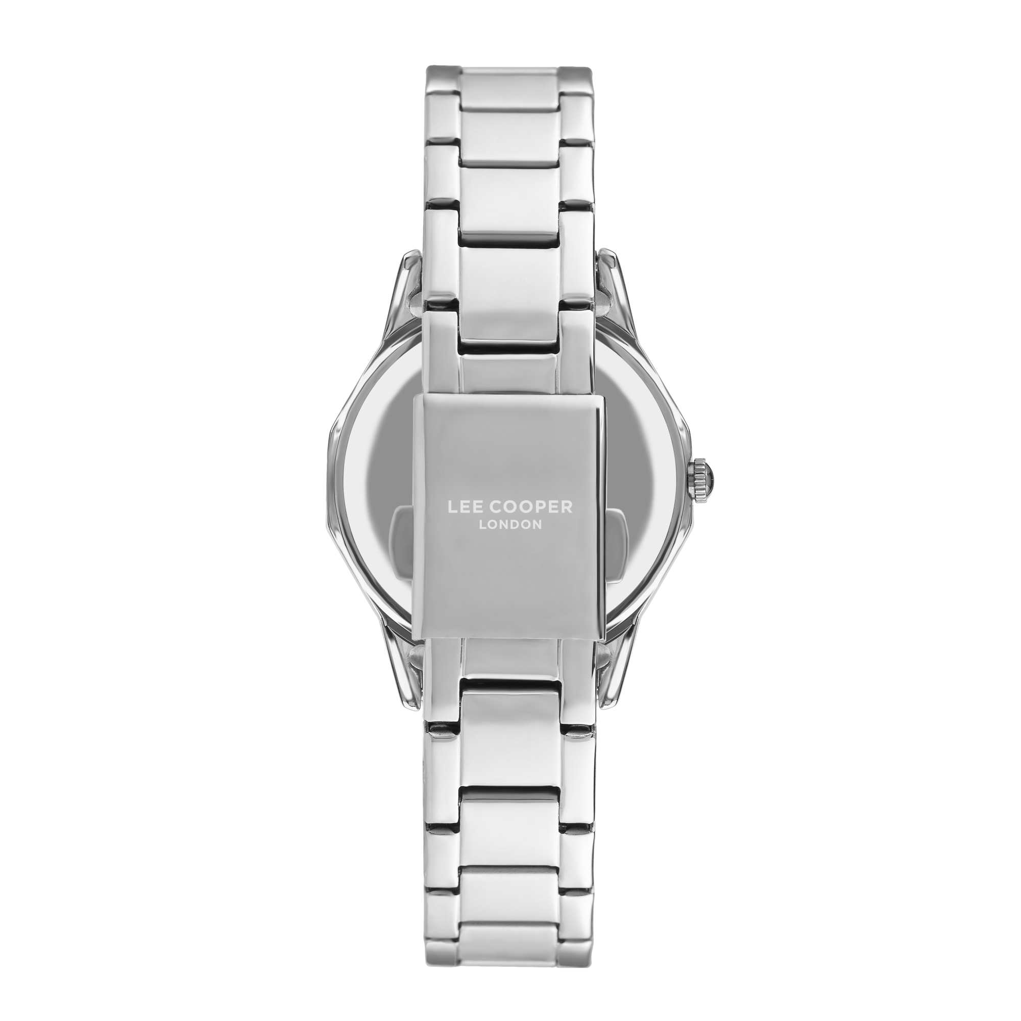 LEE COOPER-Women's Silver 32mm watch w/White Dial