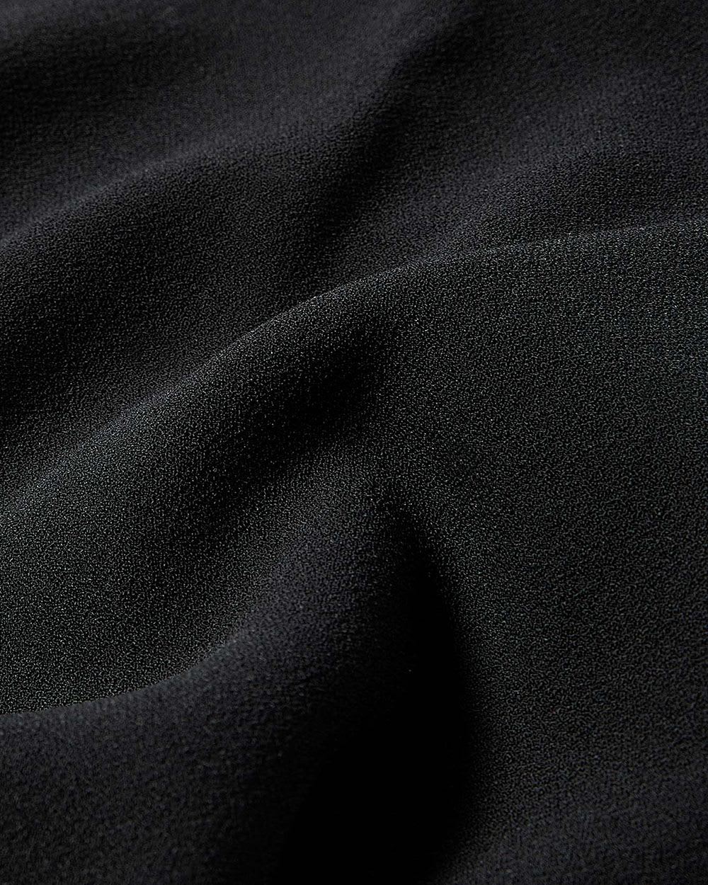 High-Rise Tapered Ankle Leg Crepe Pant With Belt