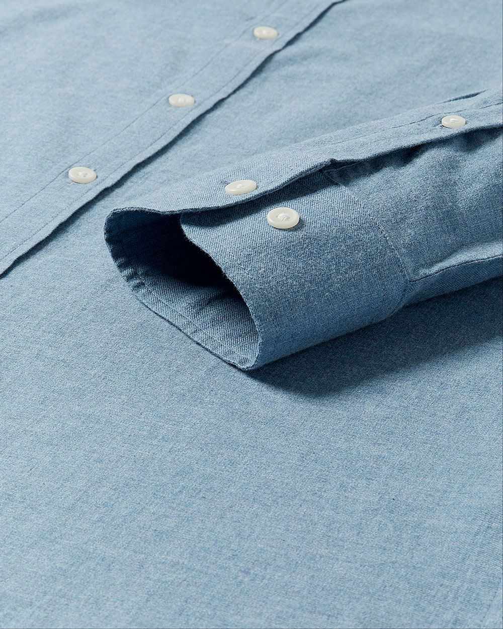 Slim-Fit Solid Flannel Shirt