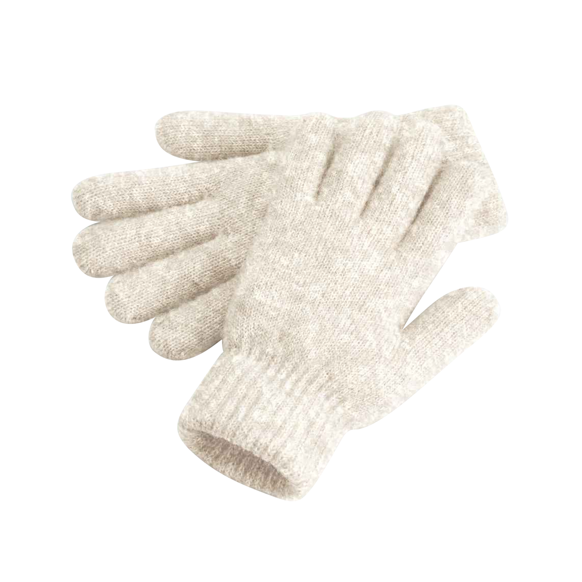 Beechfield - Cosy Cuffed Marl Ribbed Winter Gloves