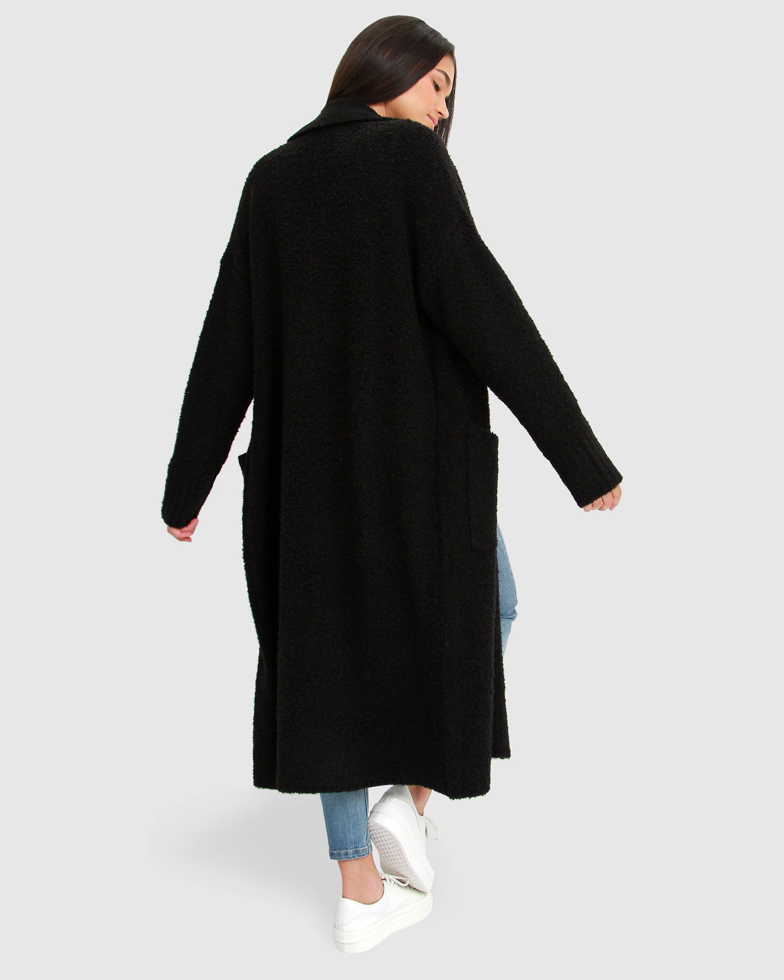 Belle & Bloom Born To Run Sustainable Sweater Coat