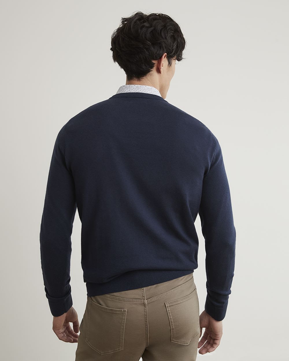 Solid Crew-Neck Sweater