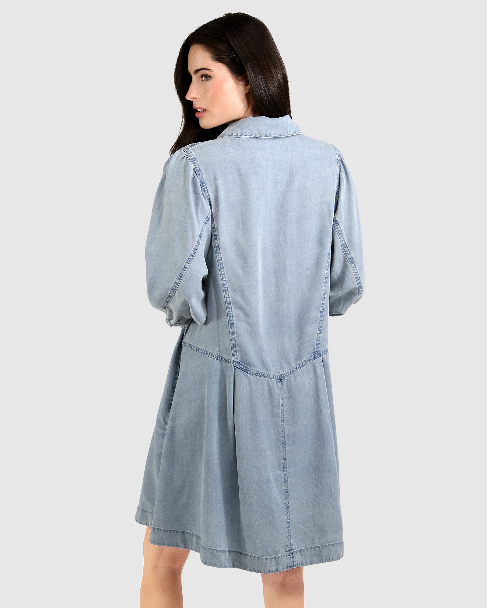 Belle & Bloom Supercut Denim Dress