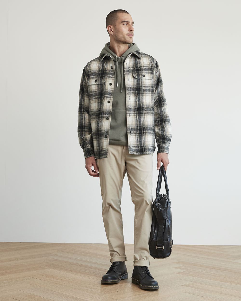 Fleece Hoodie with Kangaroo Pocket