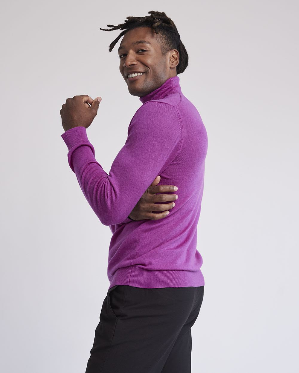 Merino-Wool Turtleneck Sweater