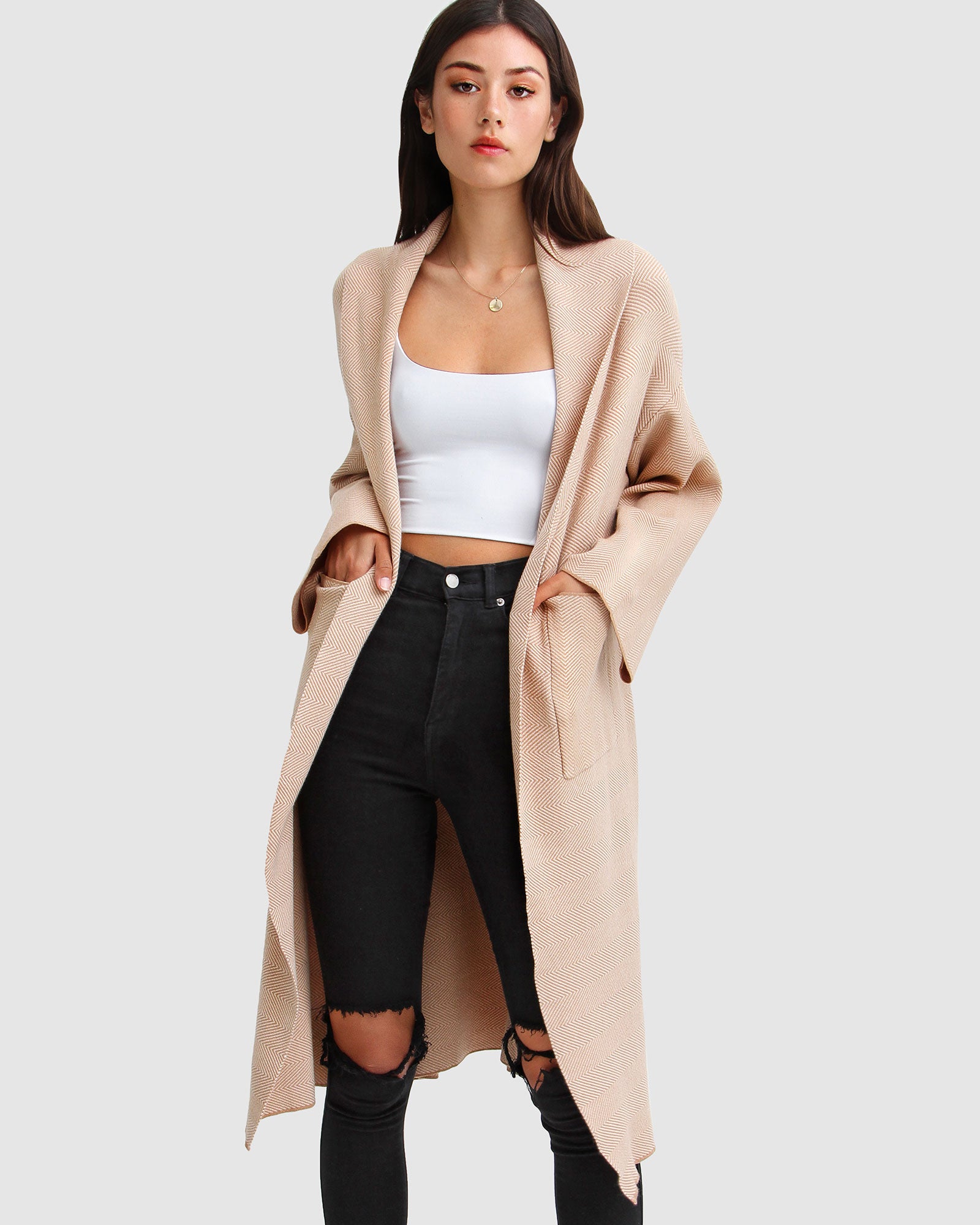 Belle & Bloom Hold The Line Coatigan