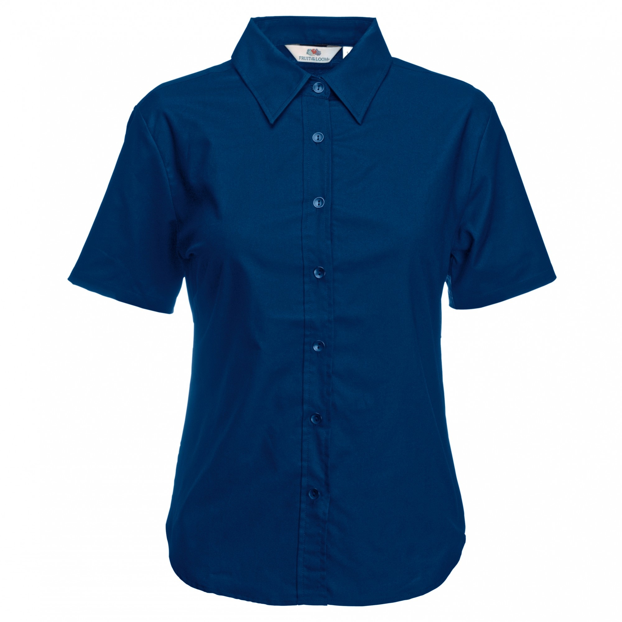 Fruit of the Loom - Ladies Lady-Fit Short Sleeve Oxford Shirt