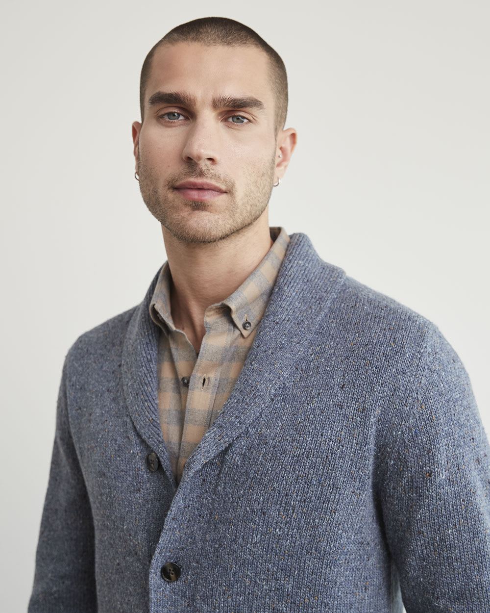 Cardigan with Shawl Collar