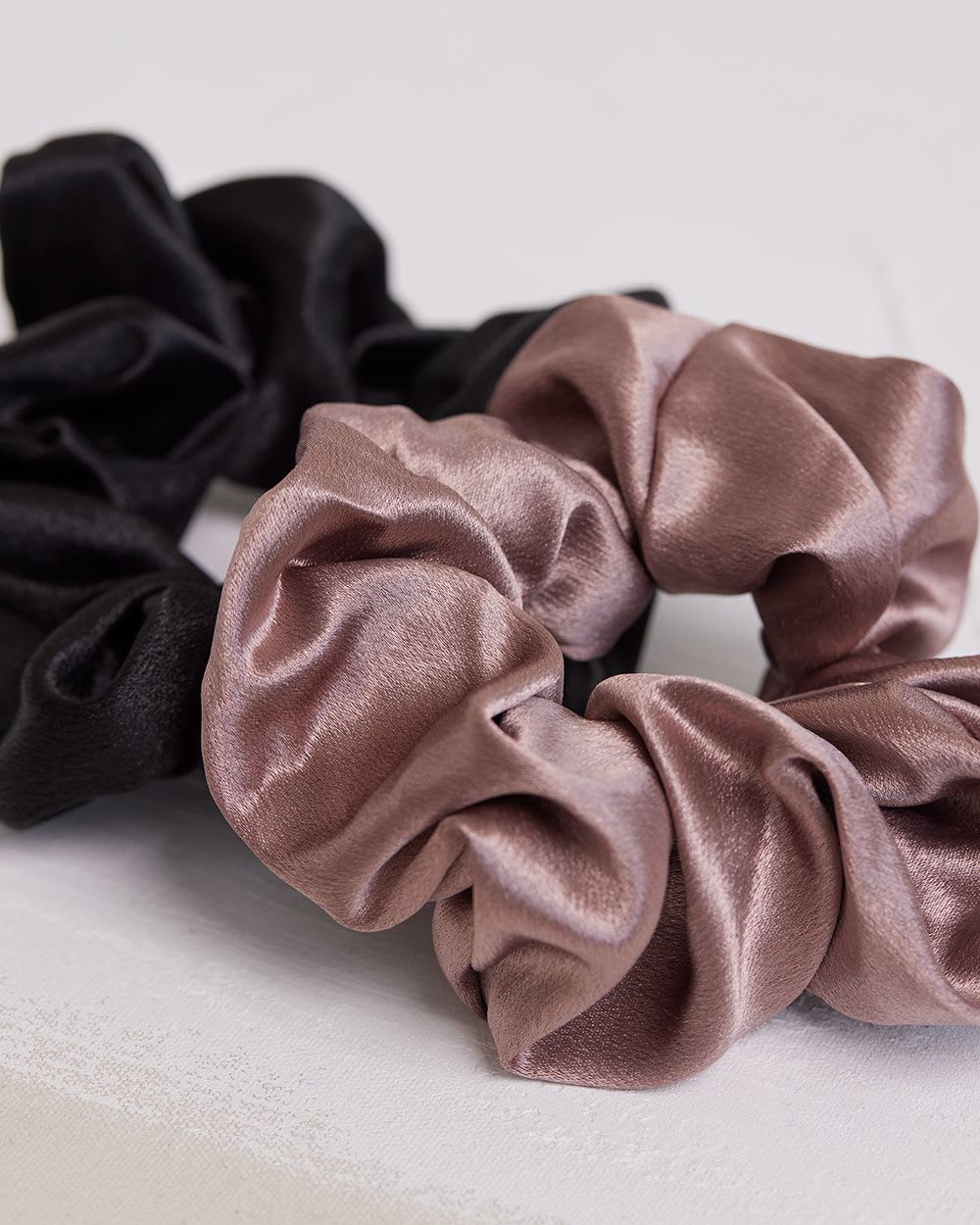 Satin Scrunchies - Set of 2