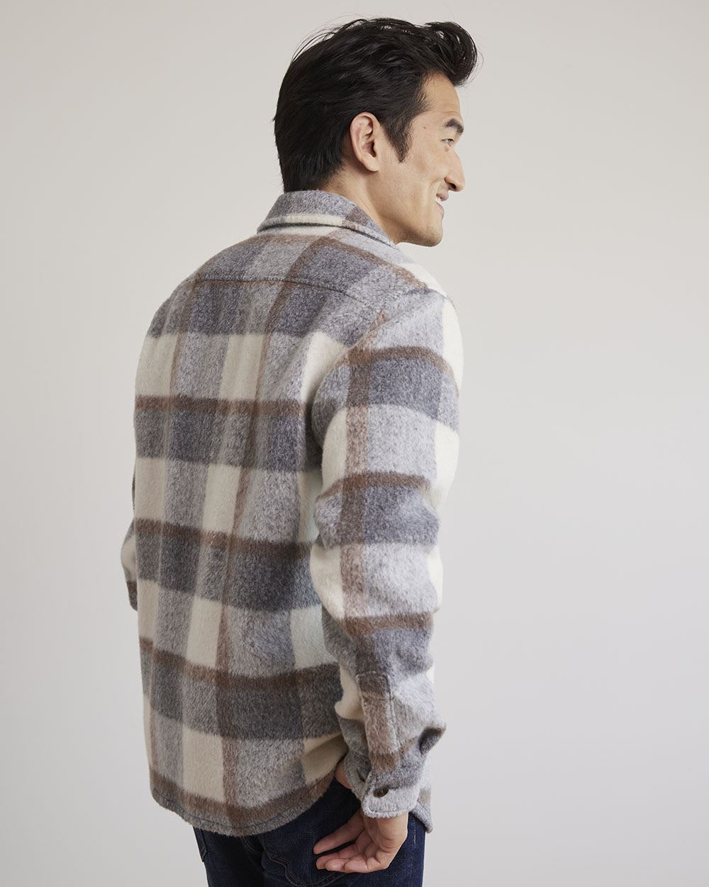 Plaid Twill Overshirt
