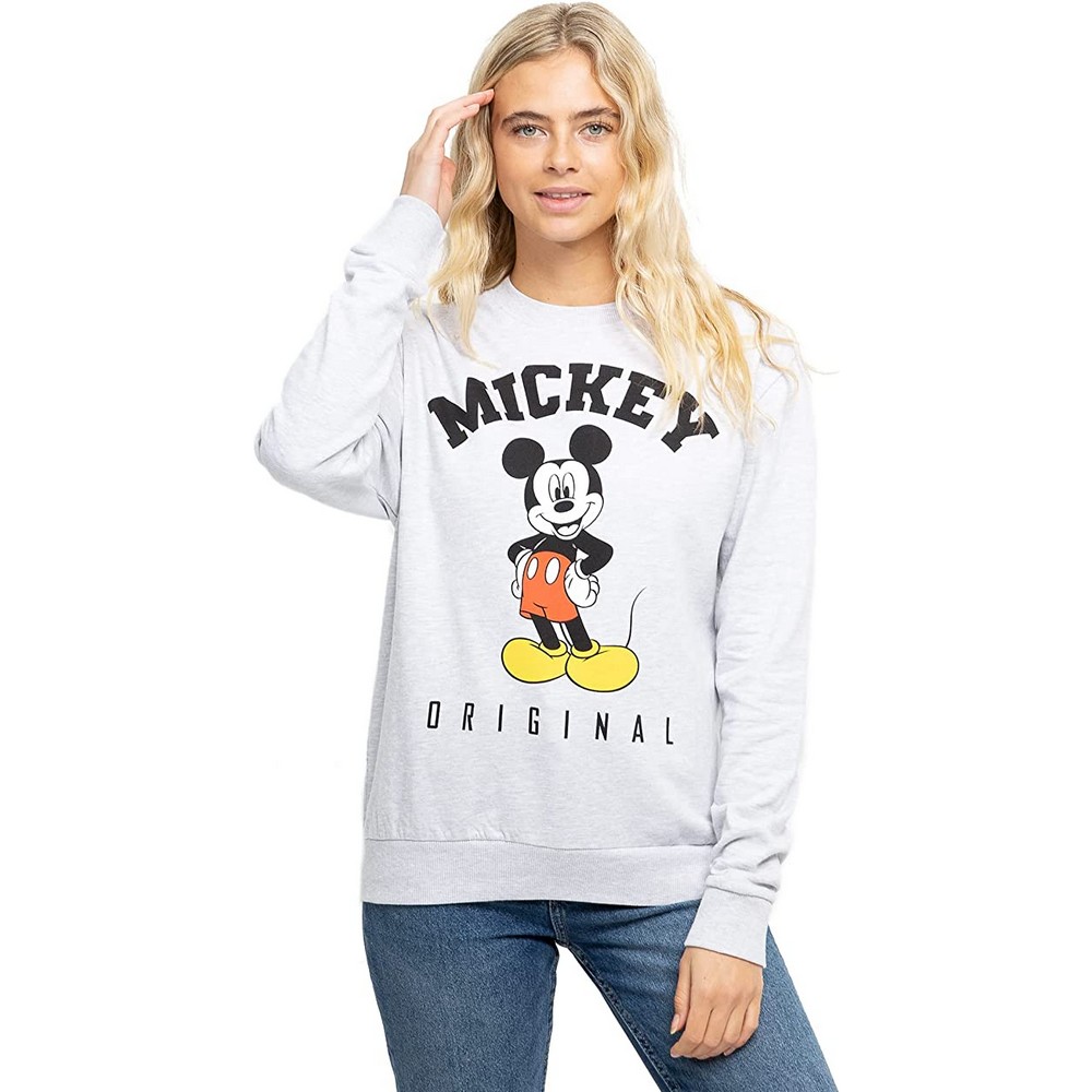 Disney - Womens/Ladies Hello Mickey Mouse Sweatshirt