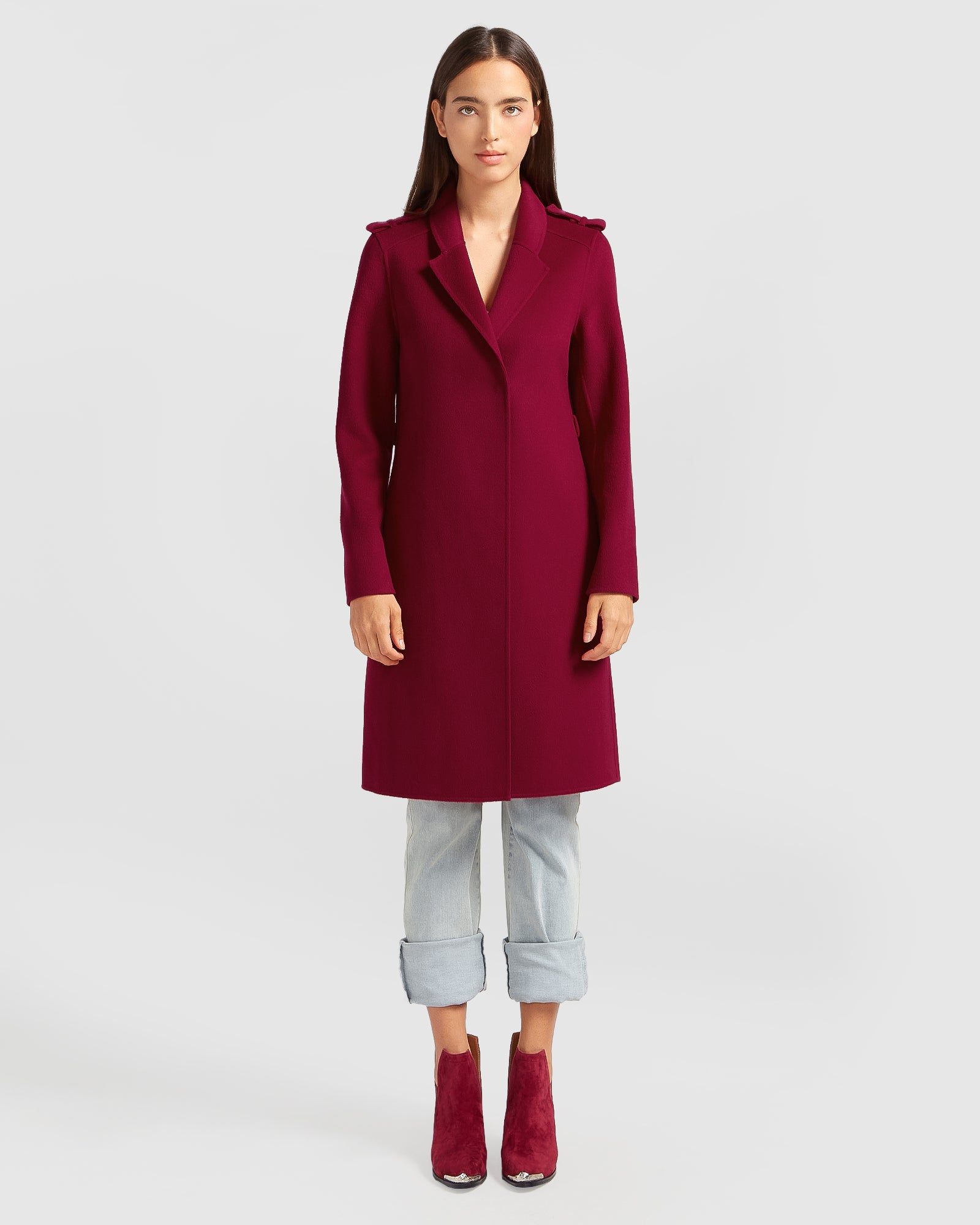 Belle & Bloom Jealousy Belted Wool Blend Coat