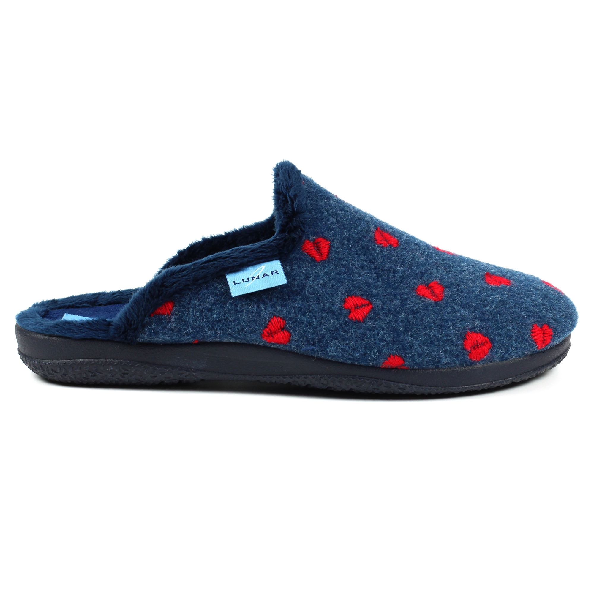 Lunar - Womens/Ladies Bruna Hearts Slippers
