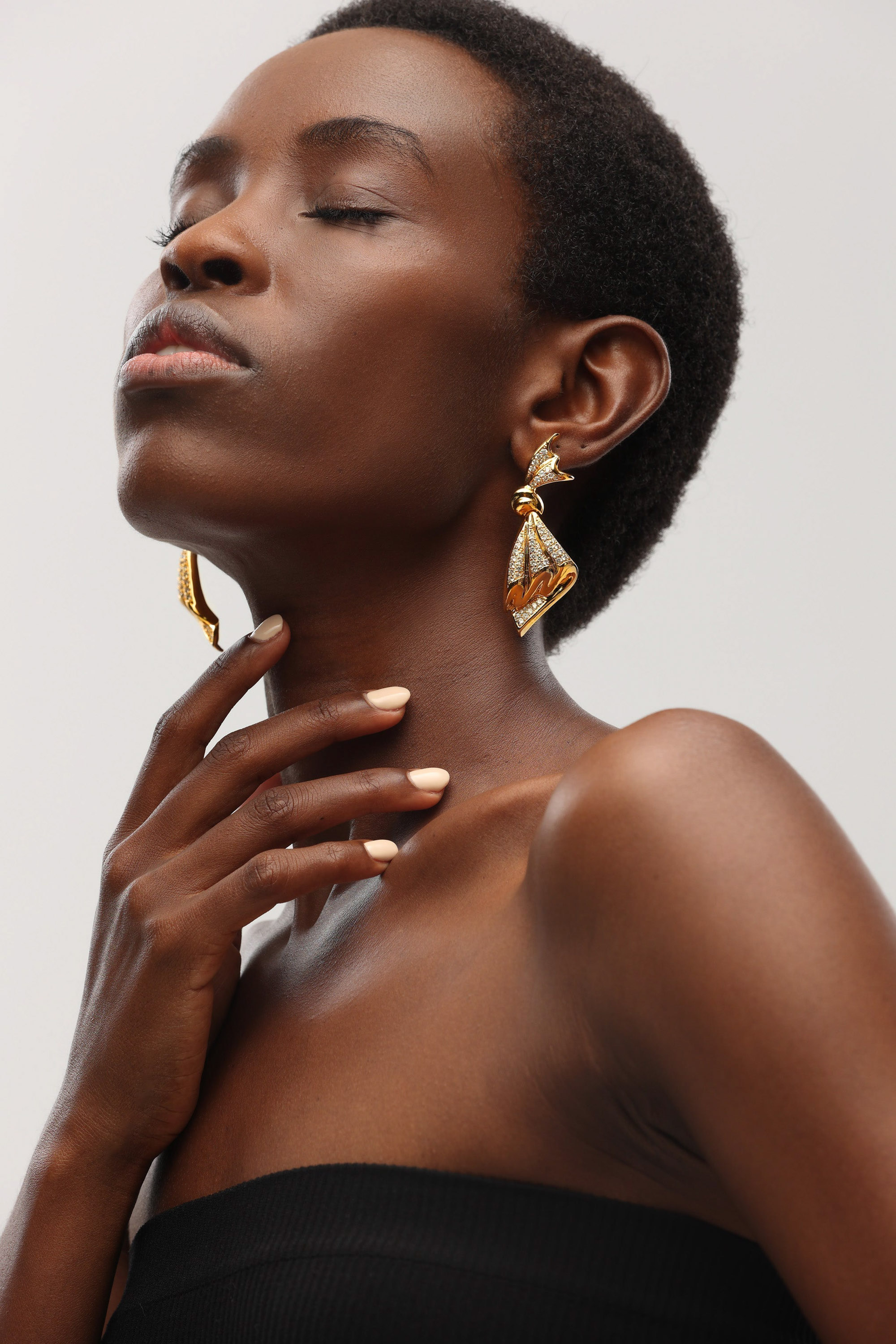 Classicharms-Pavé Butterfly Earrings