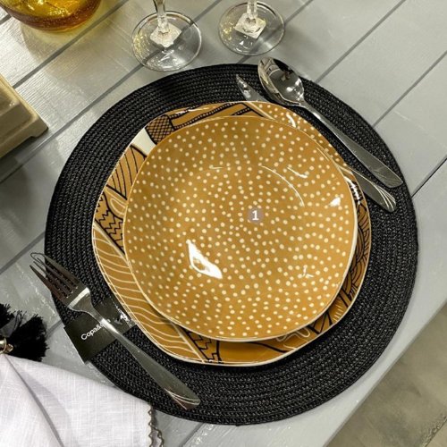 Oxford Ryo Roots 20 Pieces Dinnerware Set Service for 4