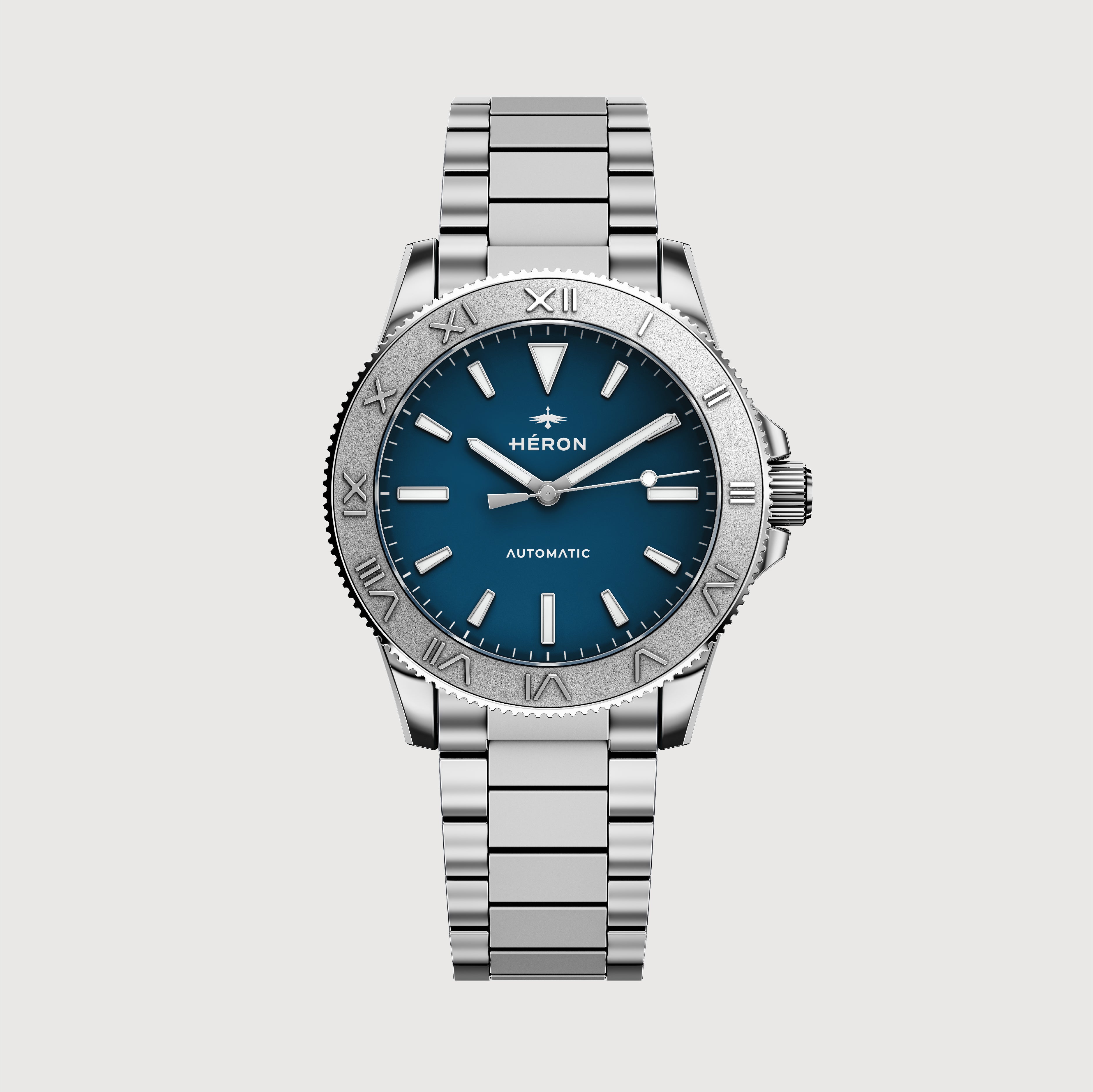 HERON WATCHES | GLADIATEUR MMLXV, ACIER ≡ BLUE