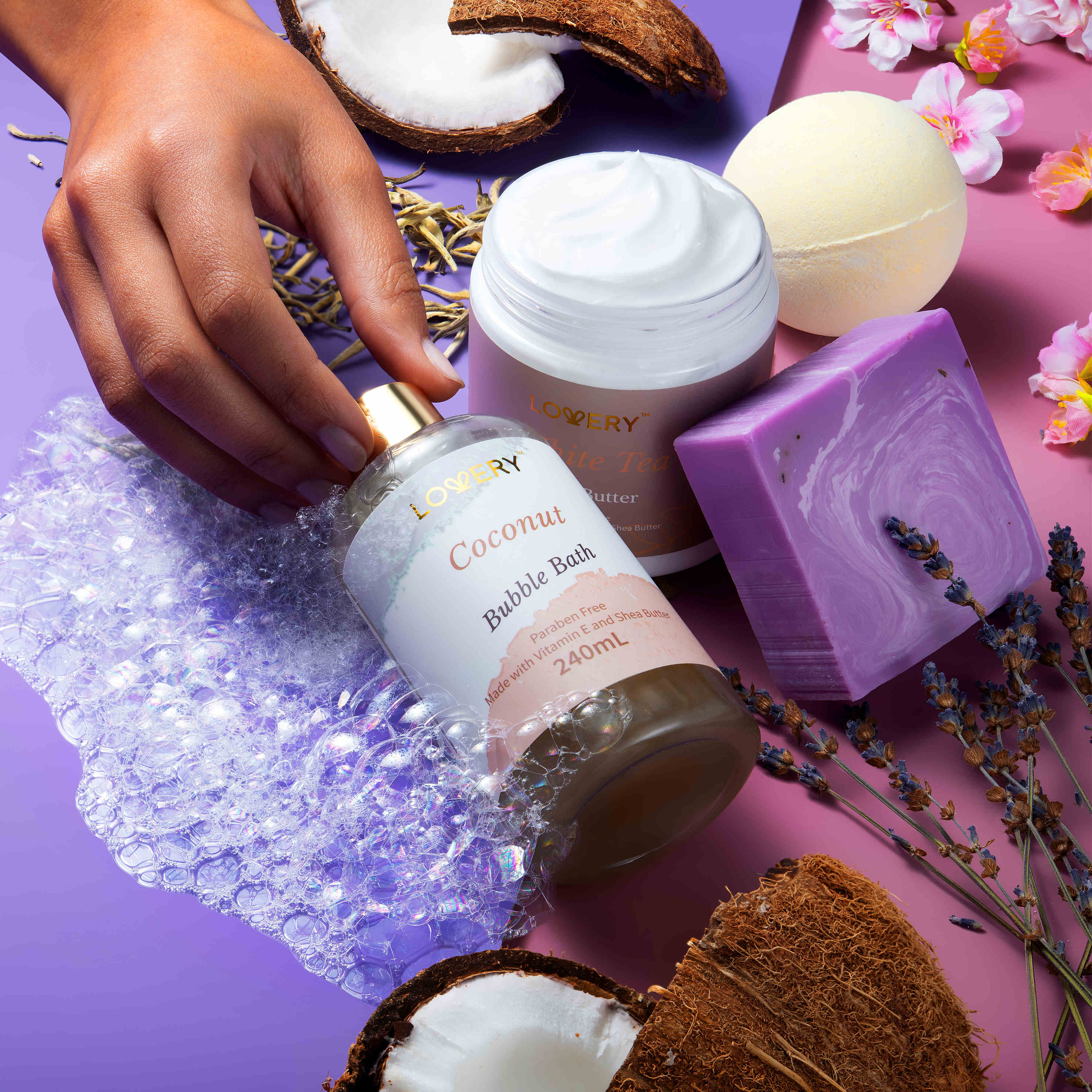 Lovery Best Friends Handmade Spa Gift Set 9 Piece