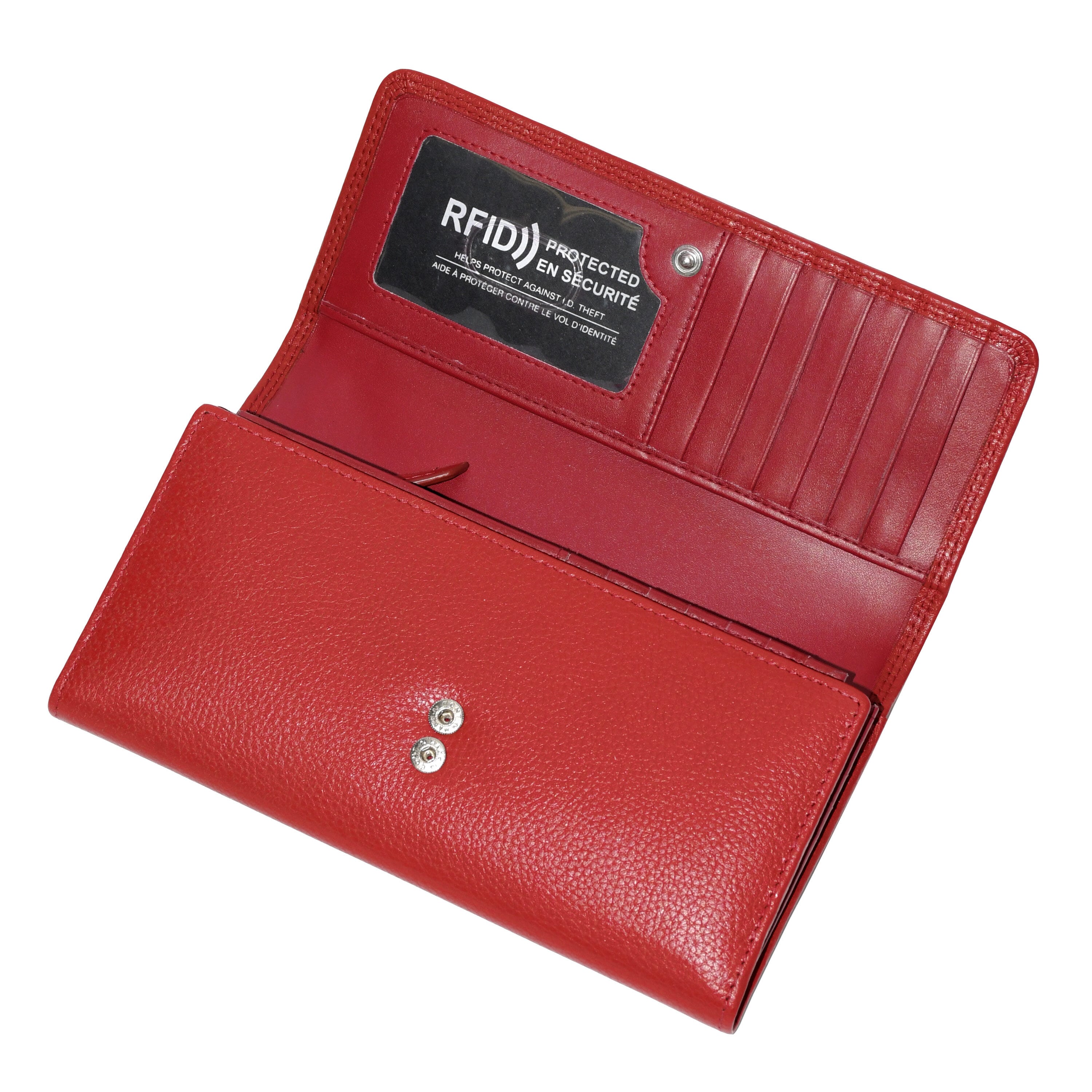 Club Rochelier Ladies' Clutch Wallet with Checkbook and Gusset