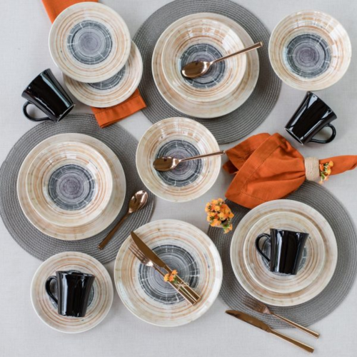 Oxford Unni Puzzling 20 Pieces Dinnerware Set Service for 4