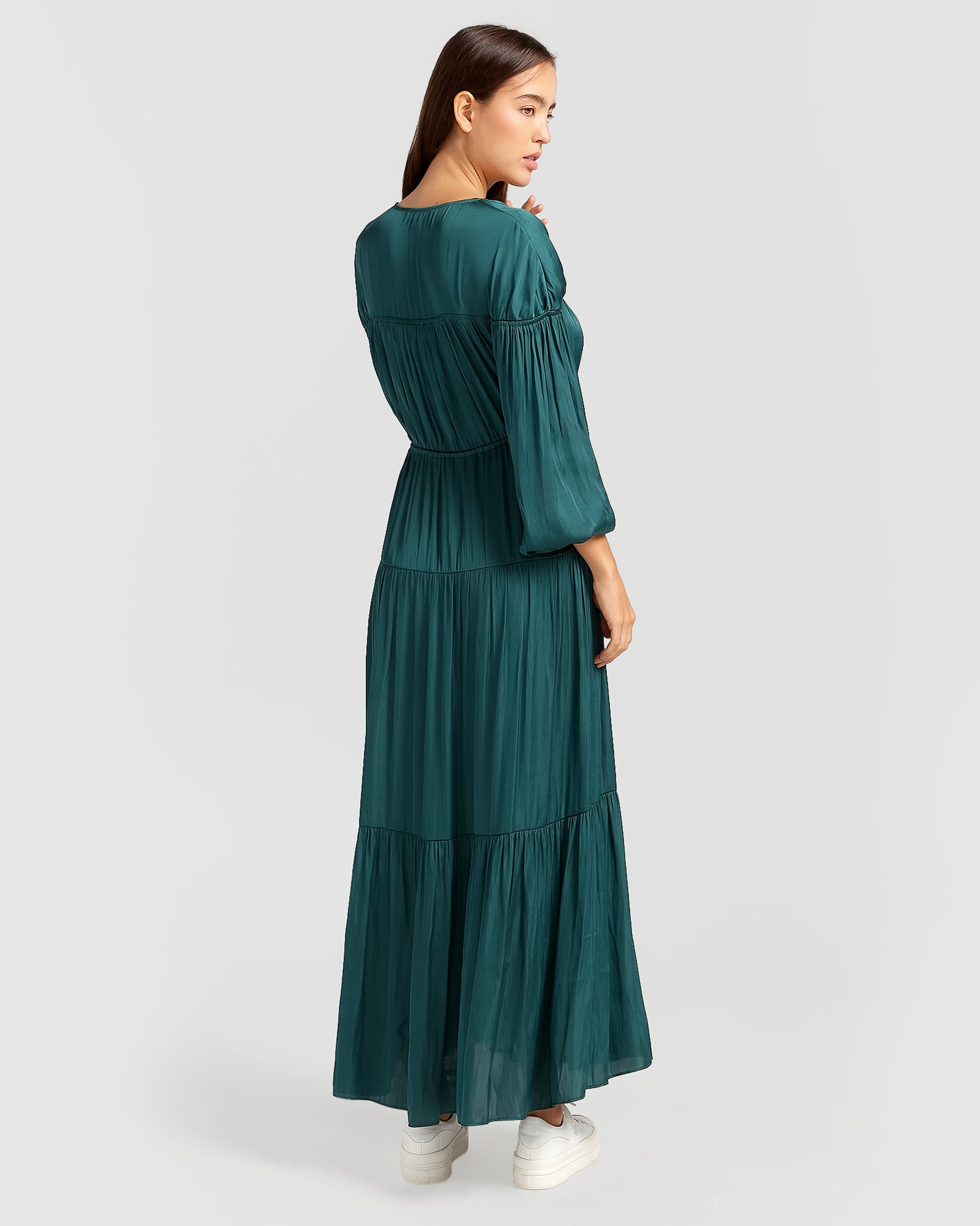 Belle & Bloom Window Seat Tiered Maxi Dress