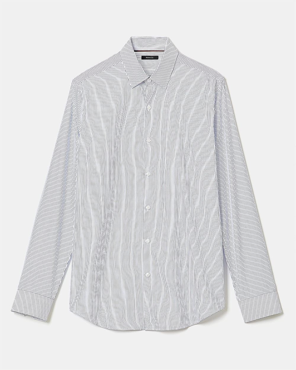 Striped Tailored-Fit Dress Shirt