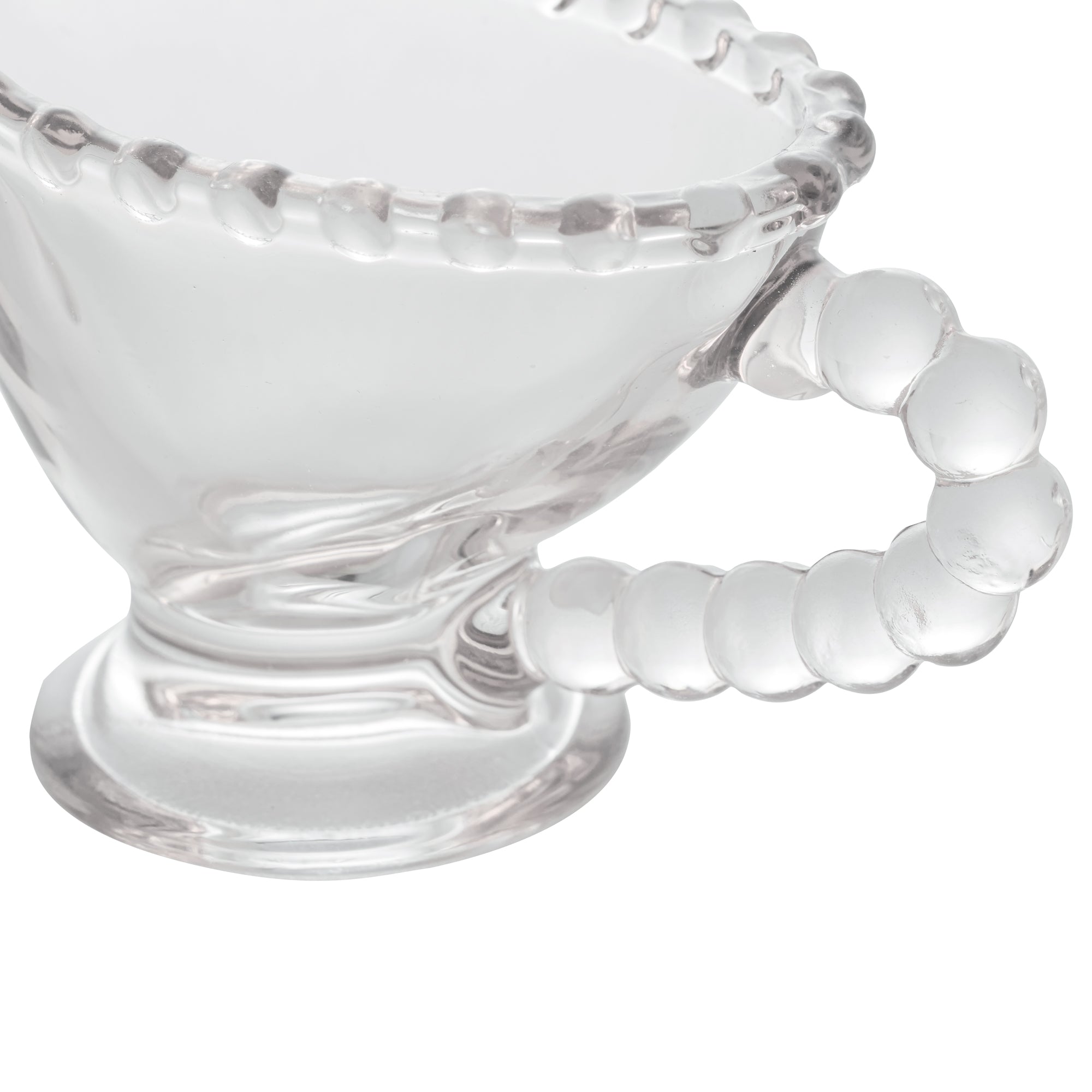 Pearl Collection Crystal Gravy Boat 40ml 9x5x6cm