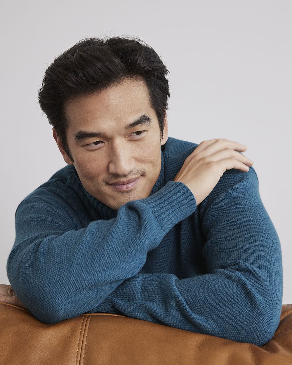 Chunky Long-Sleeve Turtleneck Sweater