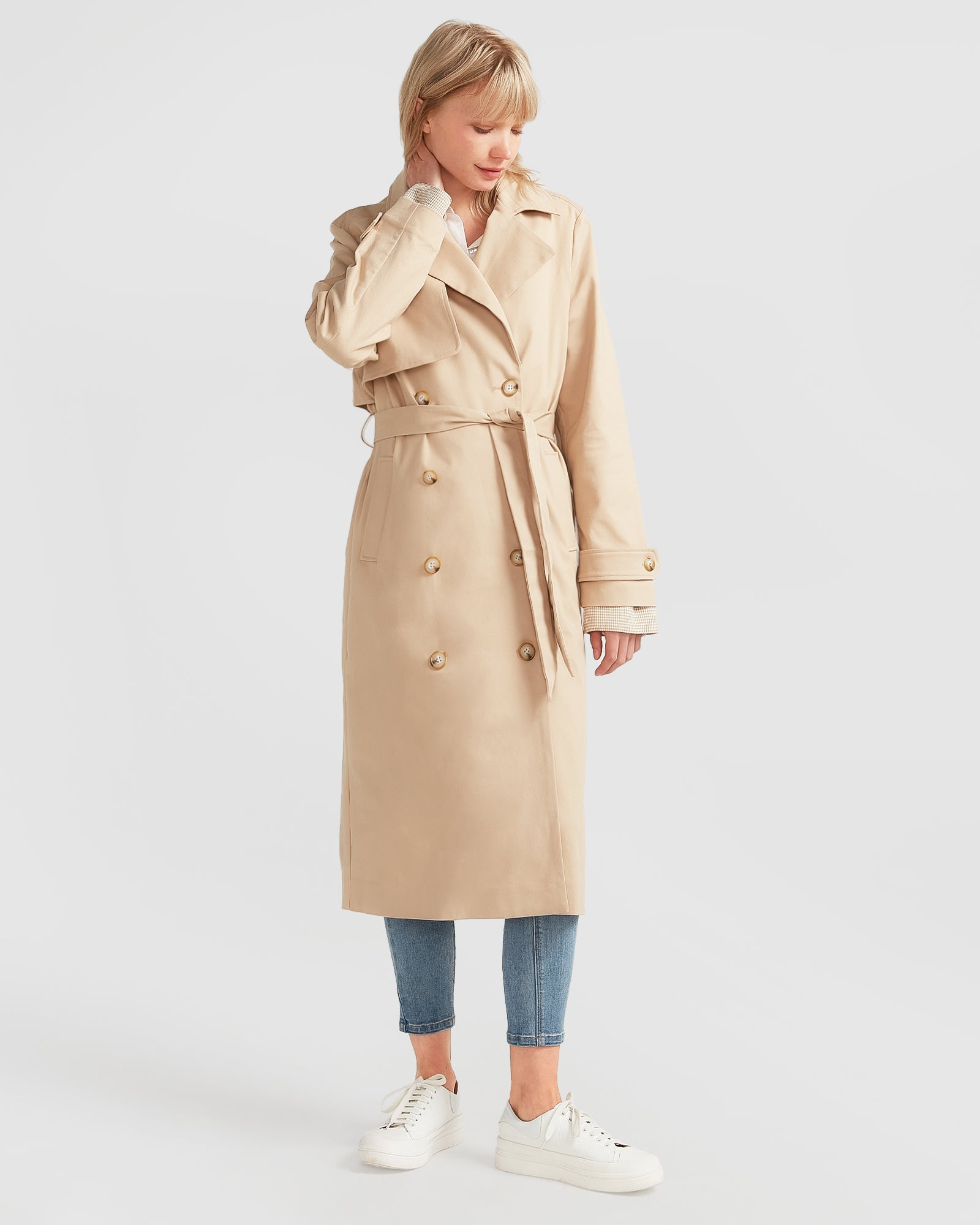 Belle & Bloom Empirical Trench Coat
