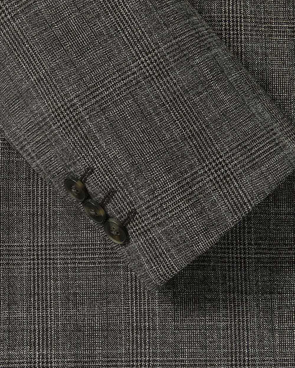 Slim-Fit Plaid Blazer